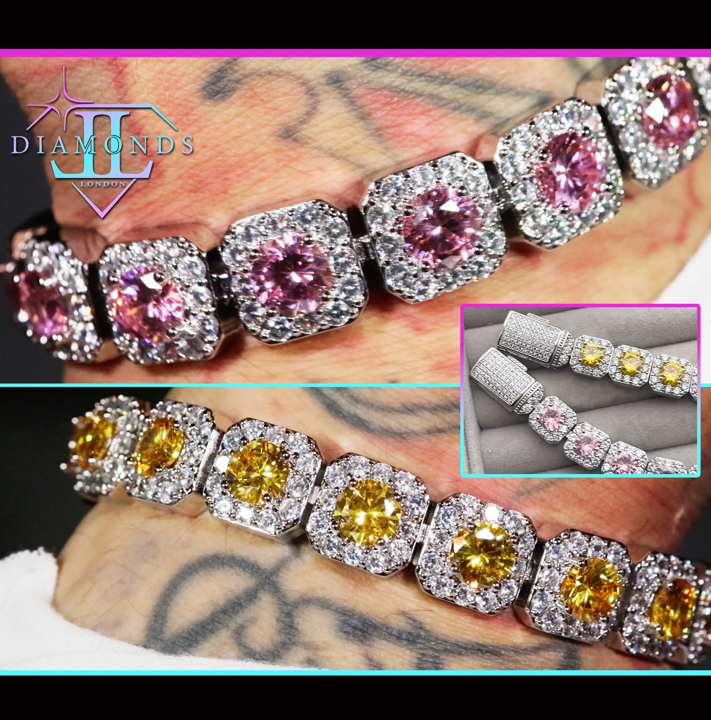 Pink Diamond Bracelet