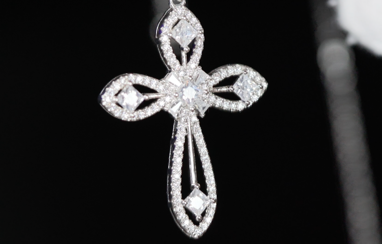 Womens Diamond Cross Pendant | Cross Necklace Women | Cross Pendant and Necklace