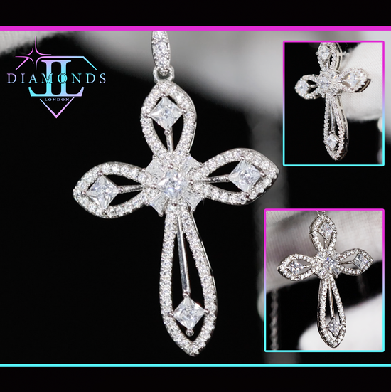 diamond cross pendant