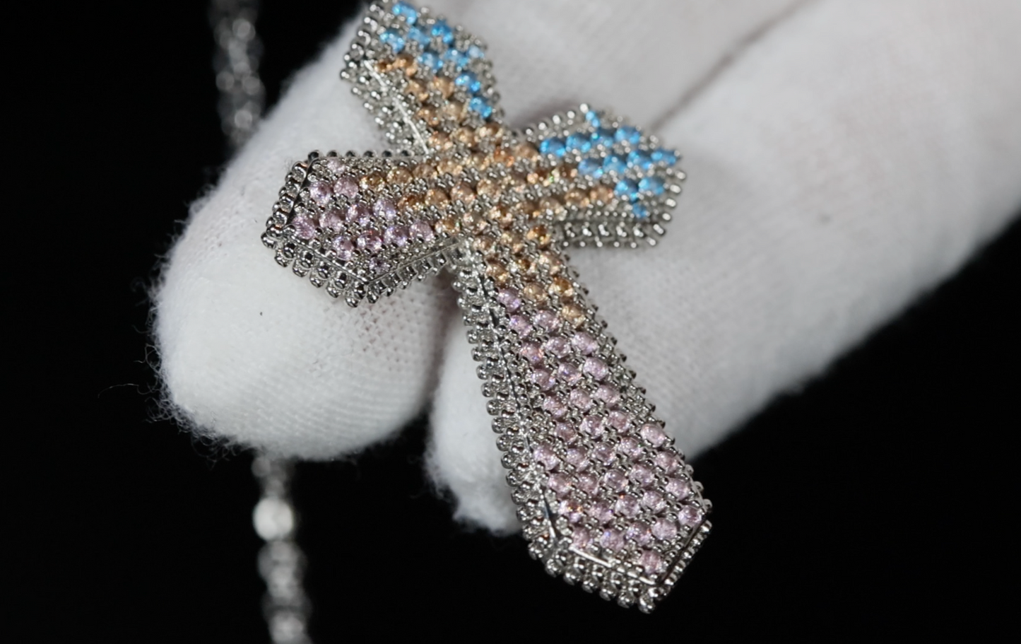 Iced Out Cross Necklace