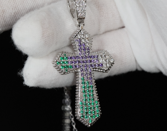 Iced Out Cross Necklace