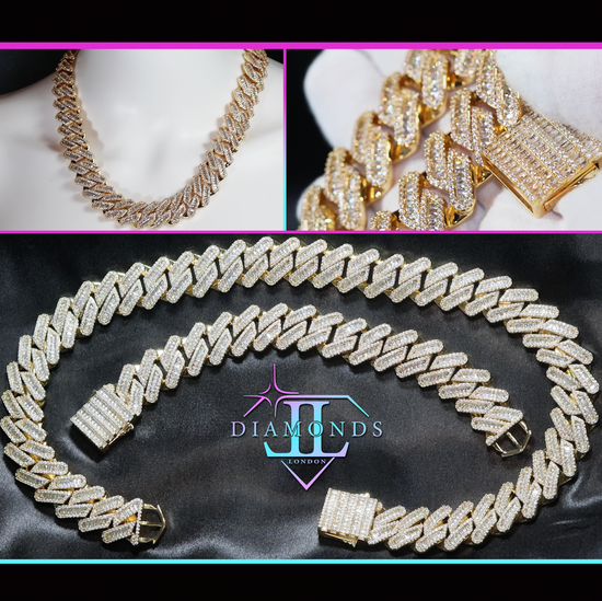 Iced Out Gold Cuban Link Chain