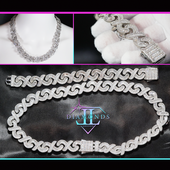 Iced Out Infinity Link Chain