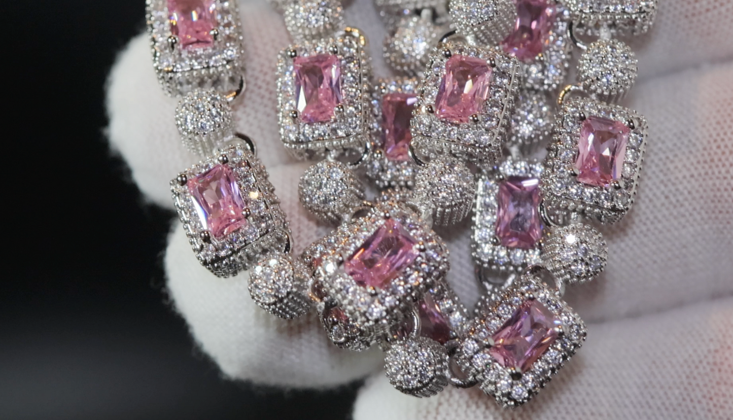 Pink Diamond Necklace