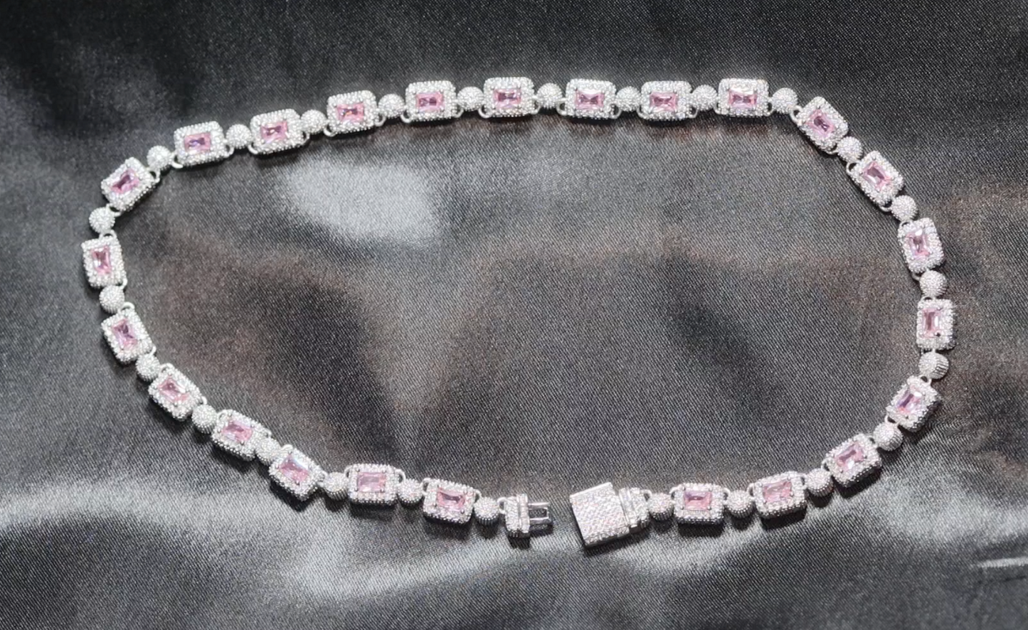 Pink Diamond Necklace