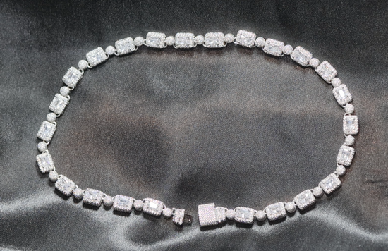 diamond wedding choker necklace