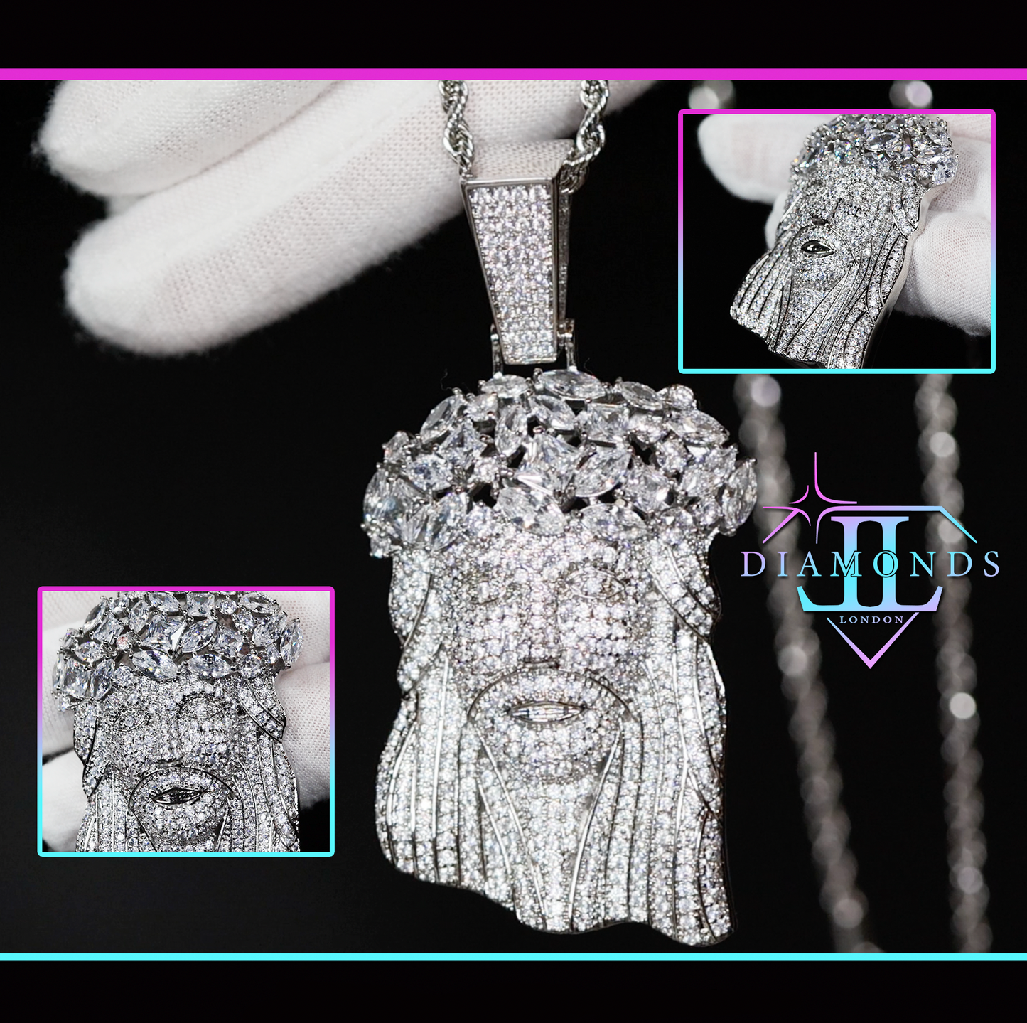 Iced Out Jesus Piece