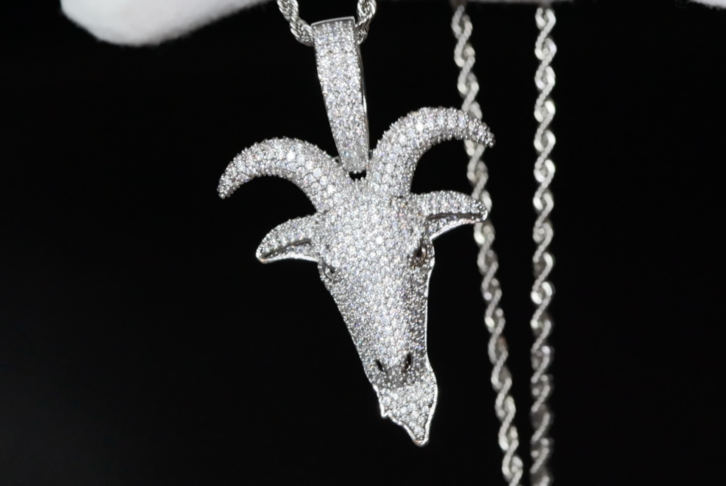 Diamond Goat Pendant