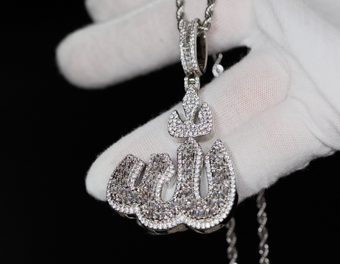 Allah Pendant | Diamond Allah Pendant | Muslim Jewellery | Iced Out Pendant