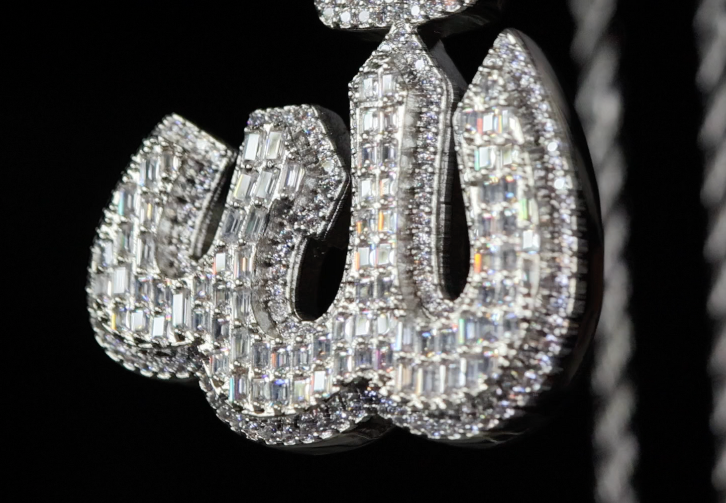 Allah Pendant | Diamond Allah Pendant | Muslim Jewellery | Iced Out Pendant