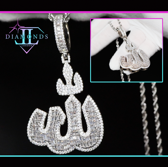 Diamond Allah Pendant