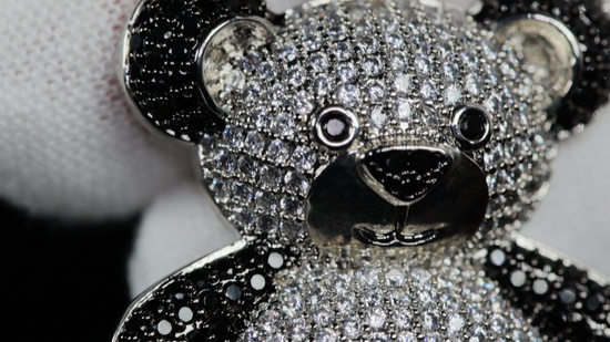 Teddy Bear Pendant | Iced Out Pendant | Diamond Teddy Bear Pendant