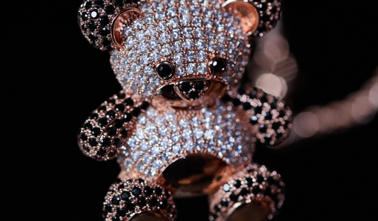 Teddy Bear Pendant | Iced Out Pendant | Diamond Teddy Bear Pendant