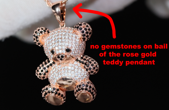 Teddy Bear Pendant | Iced Out Pendant | Diamond Teddy Bear Pendant