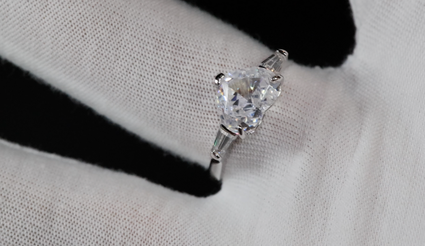 Heart Diamond Ring