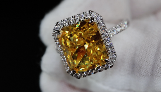 Yellow Diamond Ring