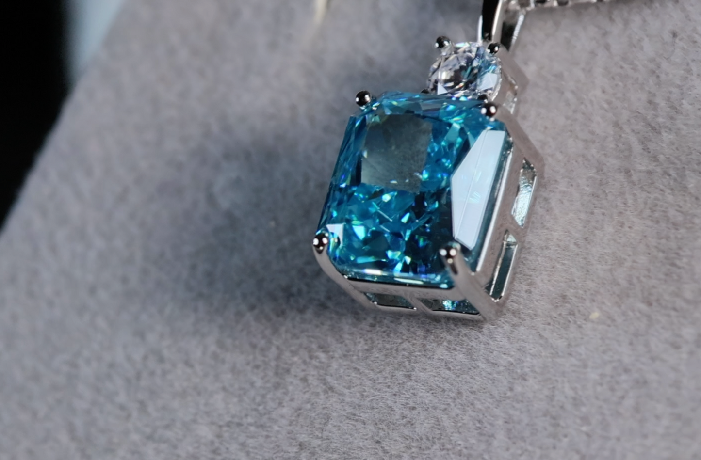 Blue Diamond Pendant