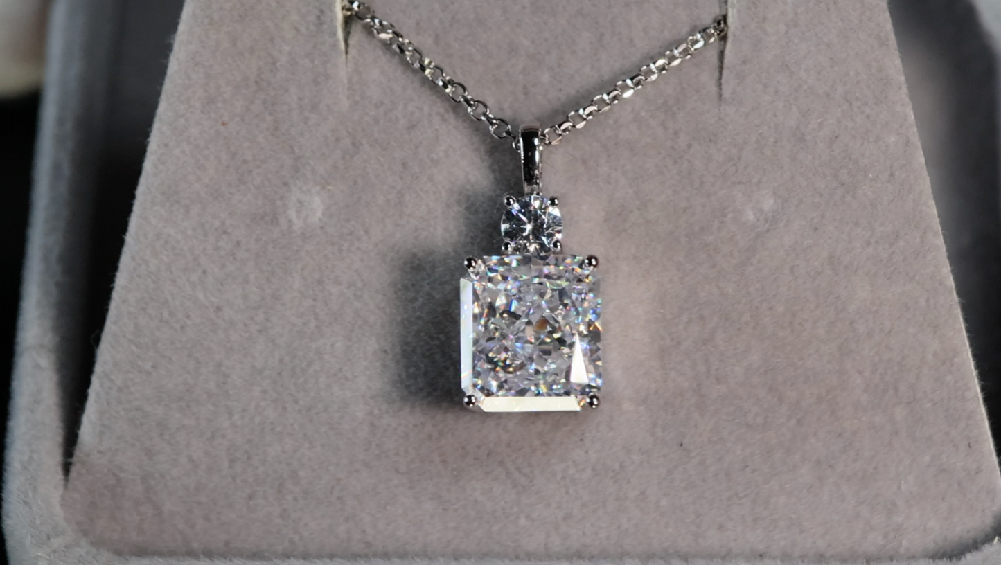 Crushed Diamond Pendant