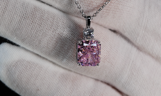 Radiant Cut Diamond Pendant