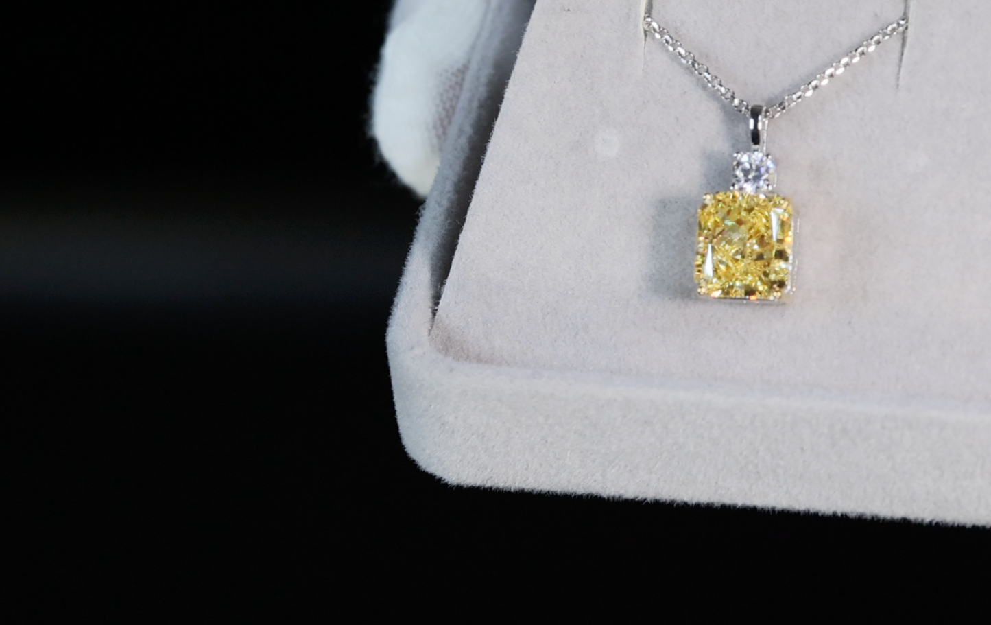 Yellow Diamond Pendant