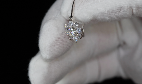 Moissanite Diamond Earrings