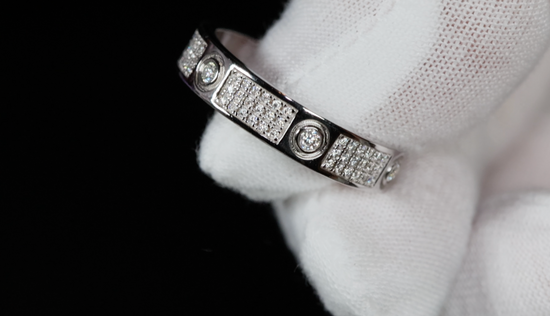 Moissanite Diamond Wedding Band | Mens Moissanite Wedding Ring | Moissanite Diamond Eternity Ring