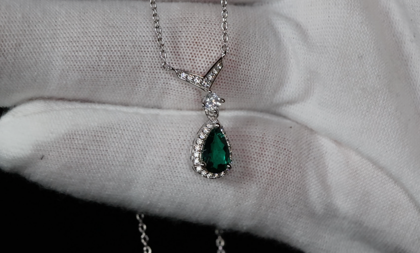 Green Emerald Pendant