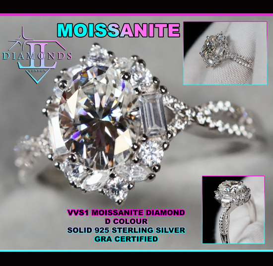 Moissanite Engagement Ring