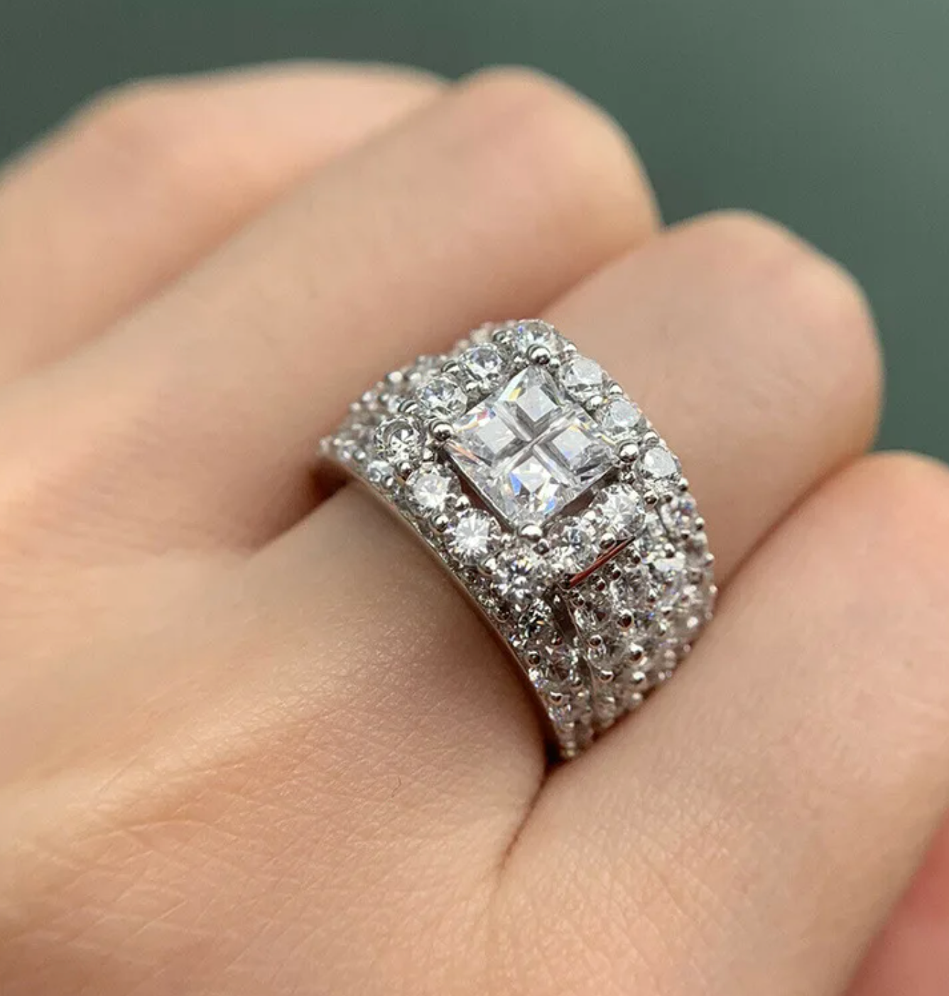 Engagement Ring Set | Engagement Rings | Big Engagement Ring Set