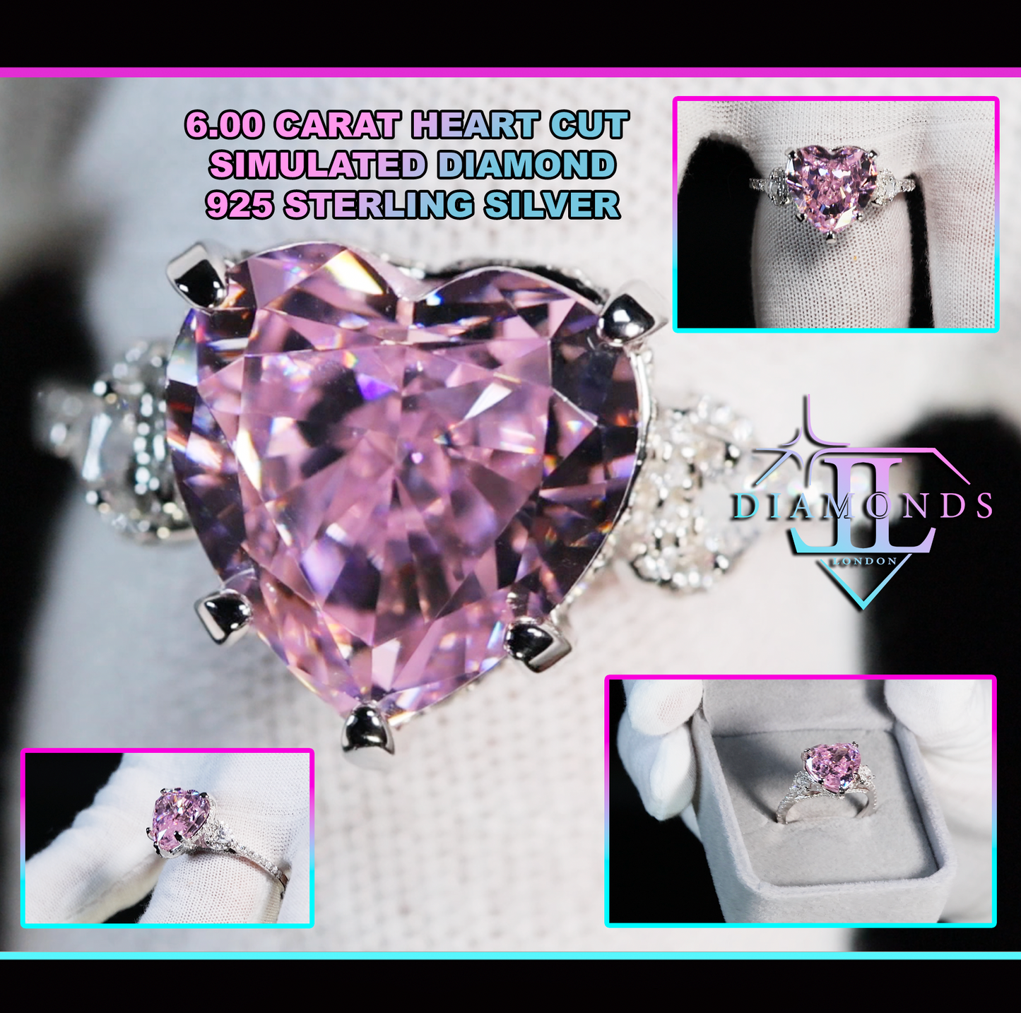 Pink Diamond Engagement Ring