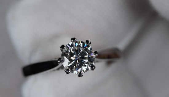 Womens Engagement Ring | Moissanite Ring | Moissanite Engagement Rings