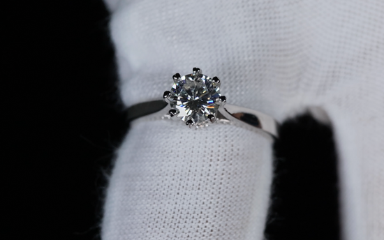 Womens Engagement Ring | Moissanite Ring | Moissanite Engagement Rings