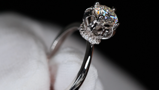 Engagement Ring | Moissanite Ring For Women | Lab Grown Diamond Engagement Ring