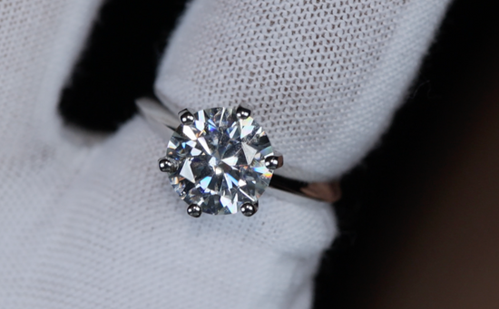 Womens Engagement Ring | Moissanite Ring | Moissanite Engagement Rings