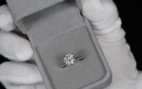 Womens Engagement Ring | Moissanite Ring | Moissanite Engagement Rings