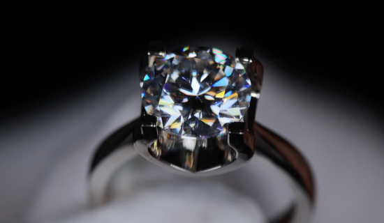 Womens Lab Grown Diamond Ring