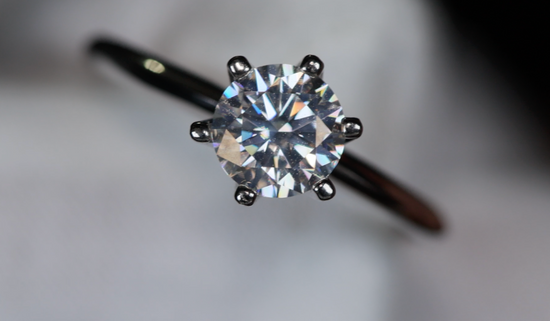 Moissanite Diamond Ring