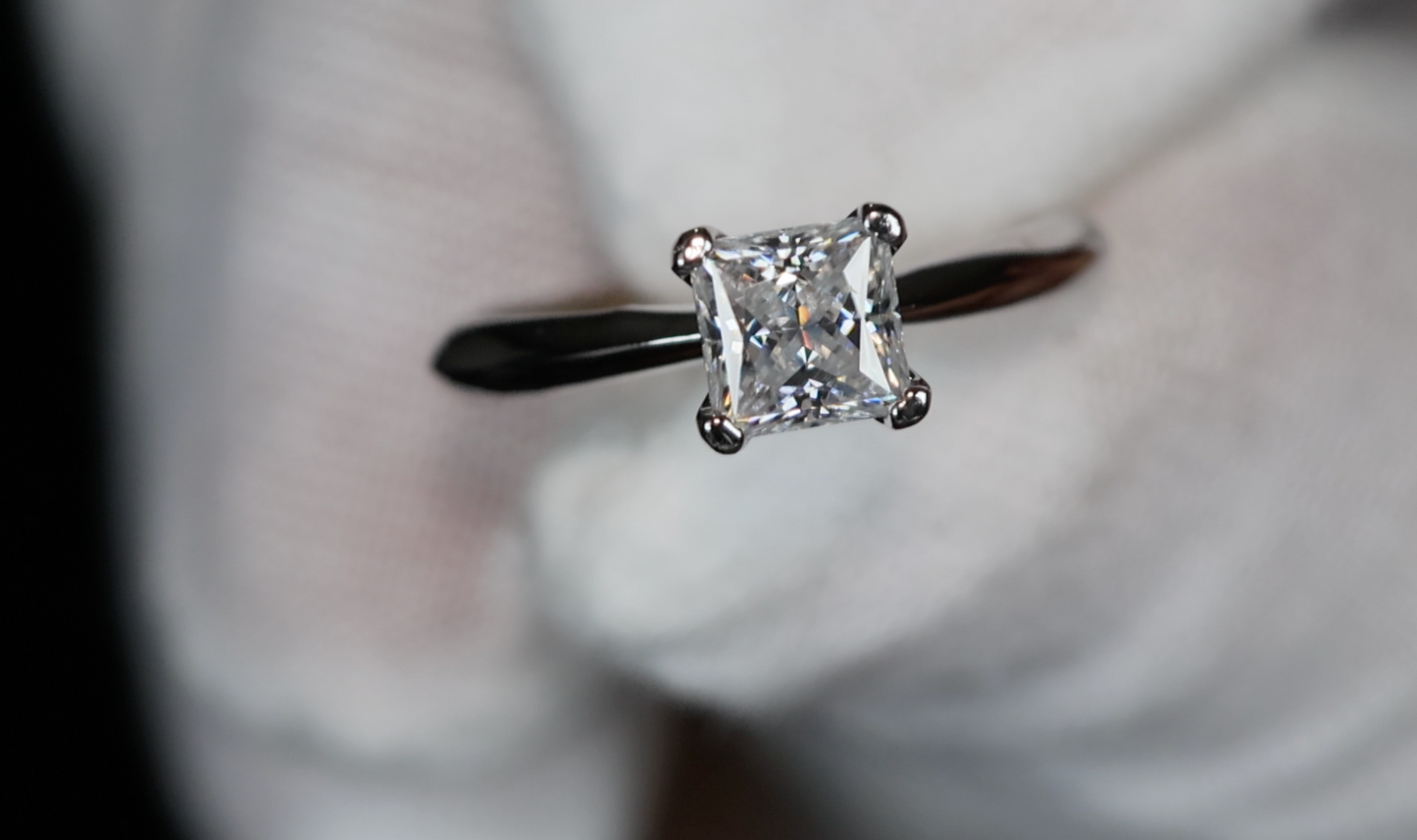 Princess Cut Diamond Engagement Ring