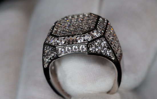 Mens Hip Hop Ring | Mens Iced Out Ring | Mens Big Diamond Rings