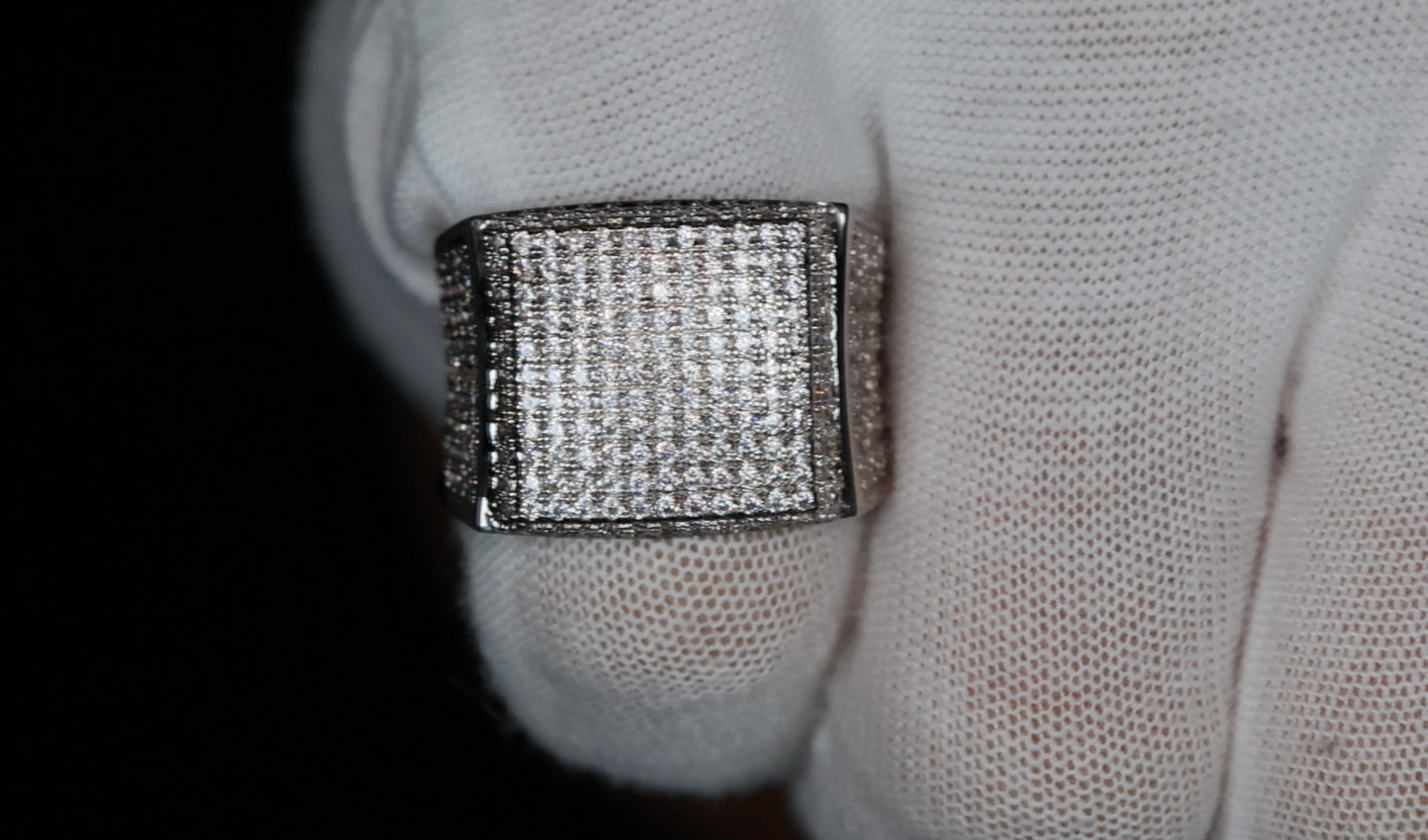 Mens Hip Hop Diamond Ring | Iced Out Rings