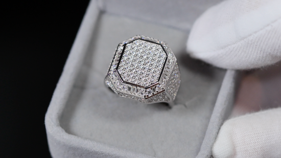 Moissanite Hip Hop Rings