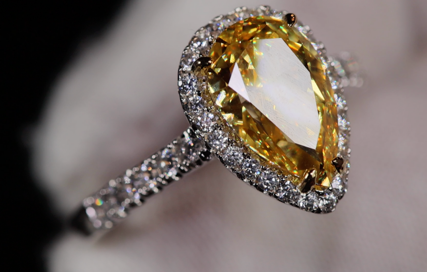 Yellow Diamond Ring