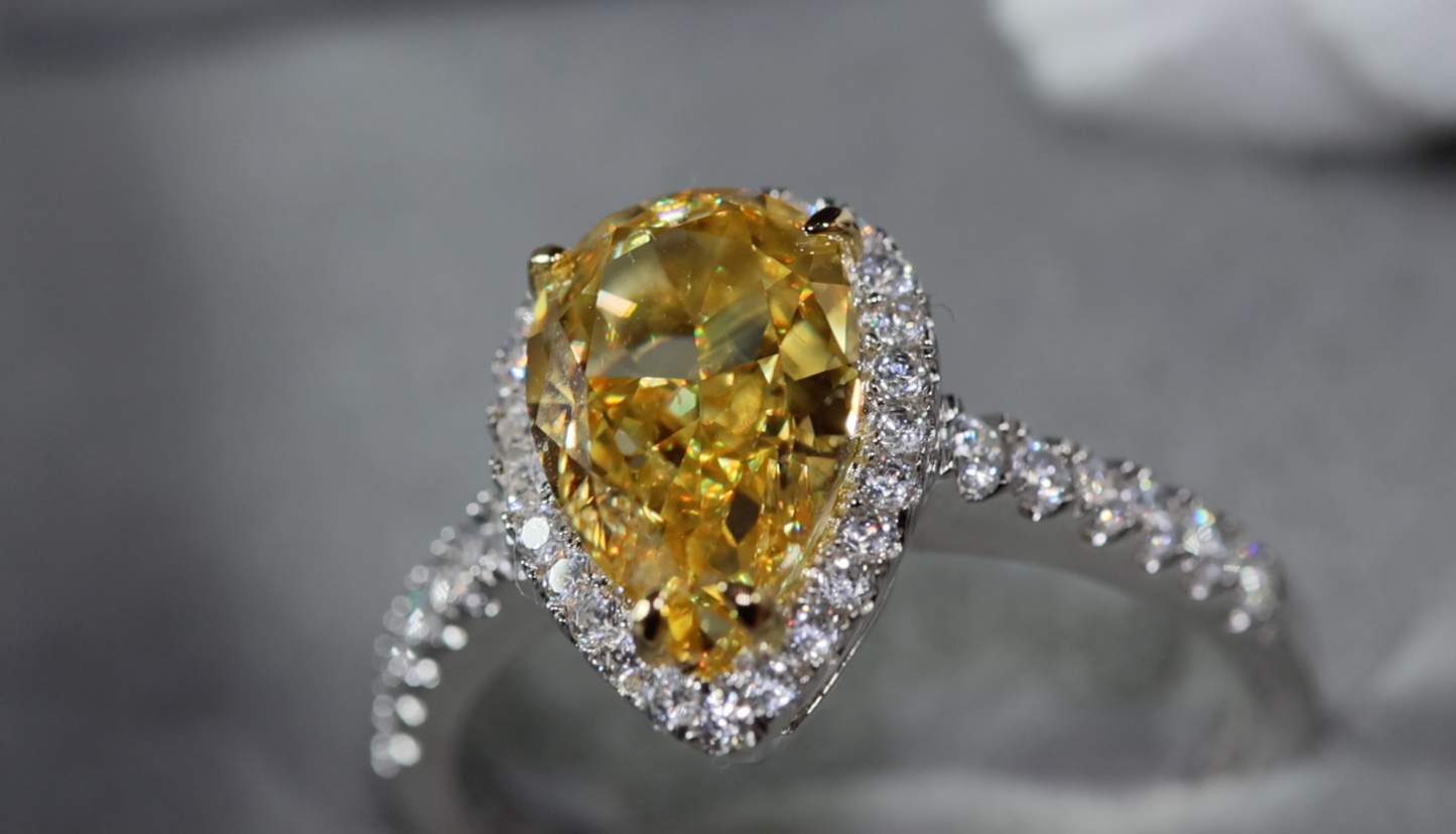 Yellow Diamond Ring