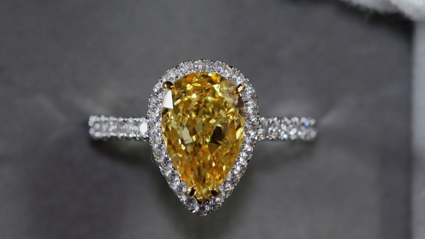 Yellow Diamond Ring