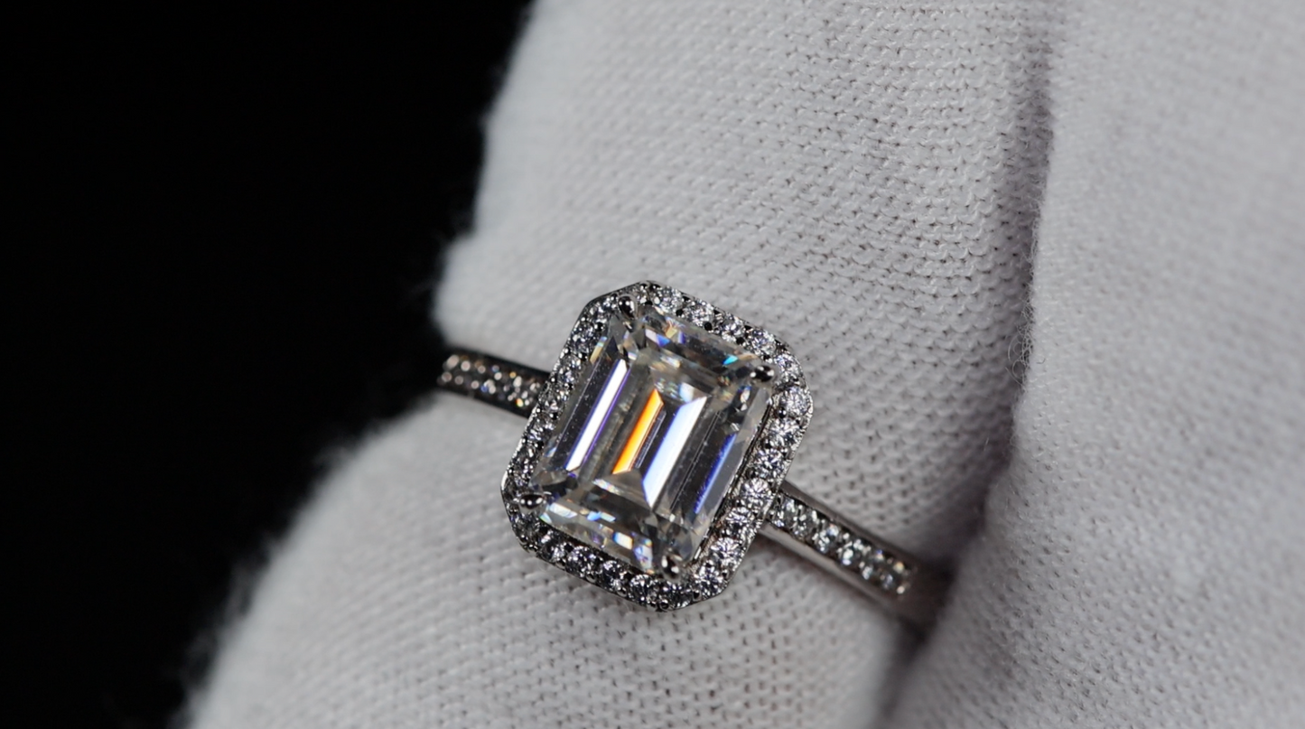 Emerald Cut Engagement Ring