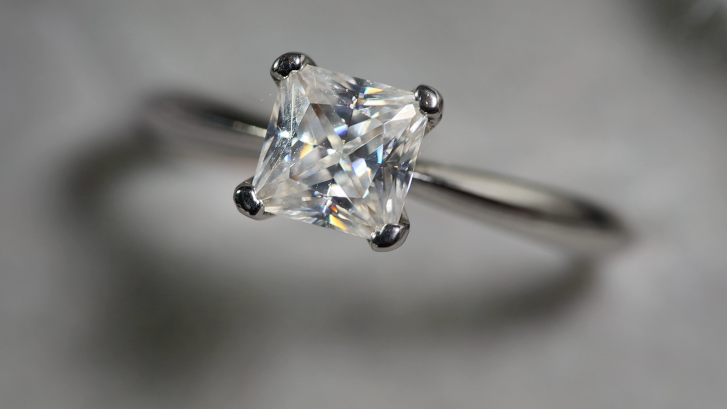 Womens Lab Grown Diamond Ring