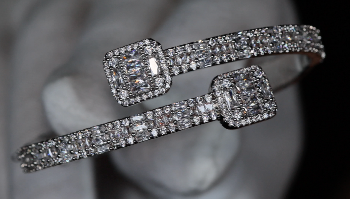 Iced Out Bracelet | Womens Bracelet | Mens Bracelet | Diamond Bracelet | Baguette Bracelet