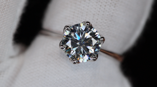 Womens Moissanite Engagement Ring | Moissanite Engagement Ring