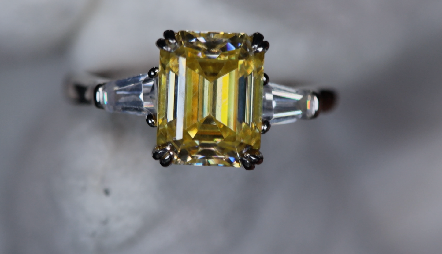 Yellow Diamond Engagement Ring