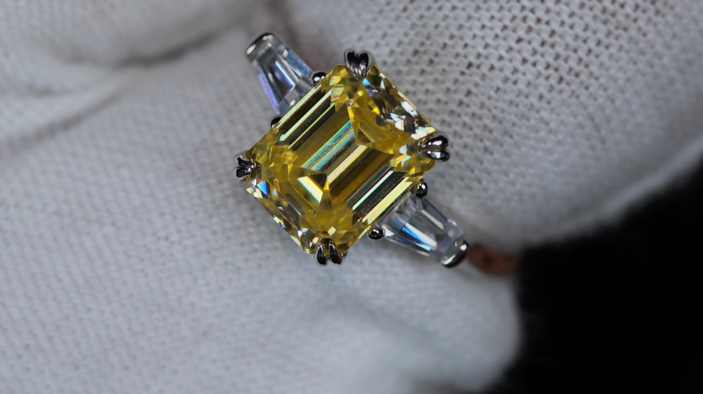 Yellow Diamond Engagement Ring